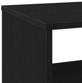 fekete tölgyfa kisasztal 70 x 35 x 60 cm