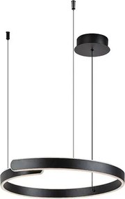 RÁBALUX 72114 SILNORA Modern Led Függesztett Lámpa Fekete IP20