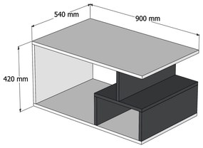 Dohányzóasztal Artia 2. 1067630