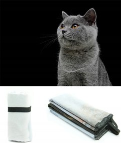 Mikroszálas Törölköző Macskával ajándék 50x70