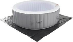 Felfújható pezsgőfürdő, fehér/szürke, 4-6 személy, 1000 l, KAMINO NEW TYP 2