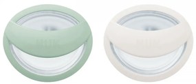 Baba cumi  NUK MommyFee 0-9h  2db zöld fehér