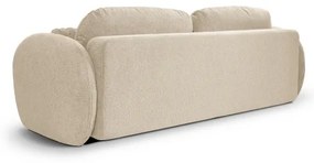 OLBIA ágyazható háromszemélyes kanapé, bézs
