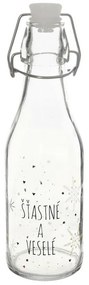 Orion Hópehely palack klipszes zárral fehér, 0,52 l, 520 ml