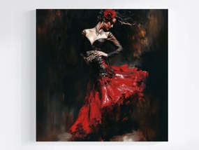Vászonkép Canvas Tánc Nő Spanyolország Flamenco Zene 80x80