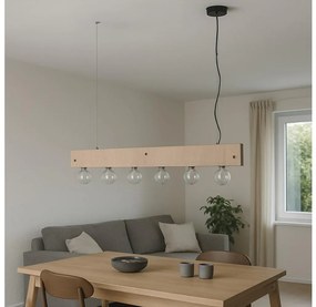 ONLI - Csillár zsinóron ARGO 6xE27/22W/230V bézs