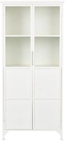 Fehér fém tálalószekrény 35x150 cm Miya – White Label