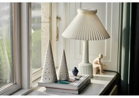 Nobili fehér csontporcelán karácsonyi gyertyatartó, magasság 30 cm - Kähler Design