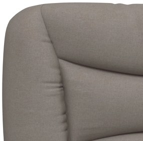 tópszínű szövet fejtámla párna 80 cm