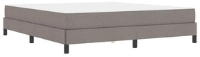 Boxrugós ágy matracmal Tópszínű 180 x 200 cm szövet