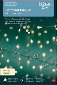 Lámpák micro 960 led kültéri meleg fehér 12m