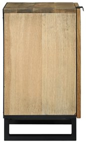 Fürdőszoba Szekrény 38x33,5x58 cm Szilárd Mango Fa és Mérnöki Fa