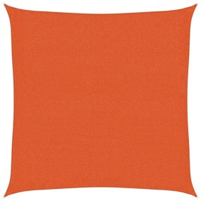 narancssárga HDPE napvitorla 160 g/m² 2 x 2 m