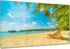 Vászonkép 120x80 Strandolás a nyaralás alatt