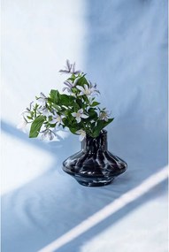 Barna üveg kézzel készített váza (magasság 28 cm) Glom – noo.ma