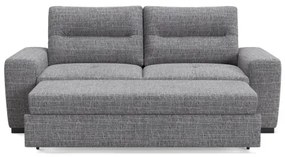 COMO kihúzható háromszemélyes kanapé, világosszürke