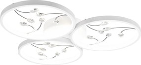 TRIO 642110331 GROOVY Modern LED Mennyezeti Lámpa Fehér LED IP20