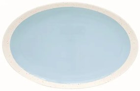 Porcelántálca ovál, 36x23,5cm, Pastel &amp; Trend Blue