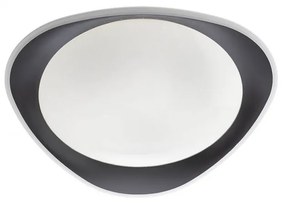 Mennyezeti lámpa, fekete, 4000K természetes fehér, beépített LED, 1488 lm, Redo Smarterlight Verena 05-922