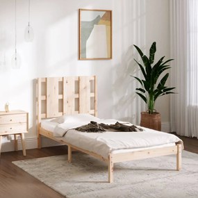 tömör fenyőfa ágy matrac nélkül 90 x 200 cm