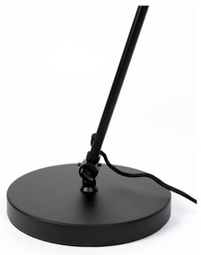 Fekete asztali lámpa fém búrával (magasság 70 cm) Jona – White Label