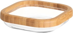 Üveg Szappantartó, Kocka Alakú Fürdőszobai Üveg Tároló