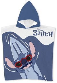 Disney Lilo és Stitch, A csillagkutya Relax strand törölköző poncsó 55x110 cm (Fast Dry)