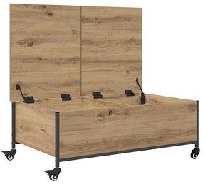 vidaXL Dohányzóasztal Artisan tölgy 91 x 55 x 32 cm Faanyag