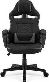 Gamer szék SENSE7 Knight, fekete és szürke