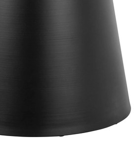 MAZZONI EXPORT BOSCO Természetes Tölgy/fekete láb - KEREK ASZTAL 120 cm KONYHÁBA ÉTKEZŐBE NAPPALIBA FURNÉR