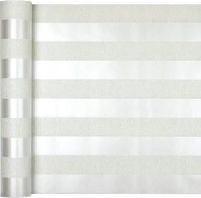Dekoratív tapéta Fehér Csíkos Glamour Ecru Gyöngy Csillámos exclusive