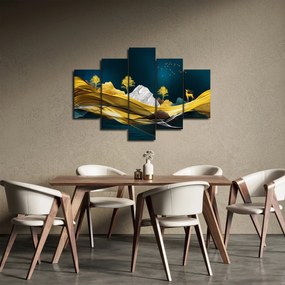 Kép - Szarvas a tájban (150x105 cm)