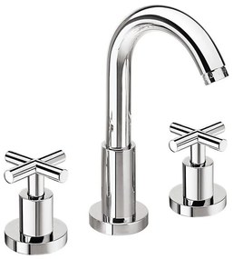 Sapho - 3-lyukú mosdócsaptelep AXIA 23,8 cm, fényes króm