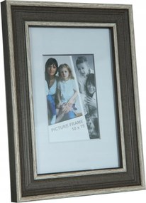 Malaga műanyag képkeret 13x18 cm. (3771) barna