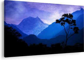 Kép - Éjszakai ég Nepálban (90x60 cm)