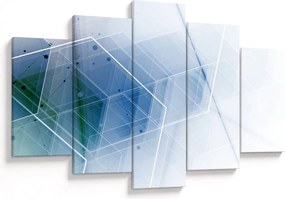 Kép - Geometriai formák (150x105 cm)