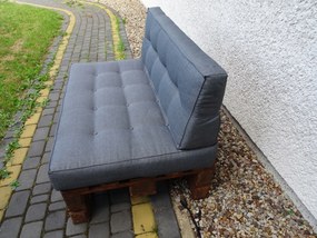 Párna egy Palettára kpl 2db Silver 23 Szürke