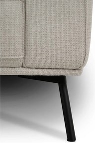 Szürkésbézs zsenília sarokkanapé (bal oldali-L alakú) Amsterdam – Scandic