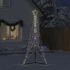 színes LED karácsonyfa 483 LED 240 cm