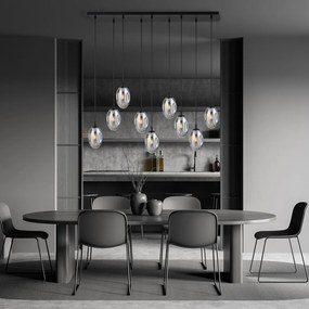 Emibig modern függeszték astral fekete grafit emi1266/9
