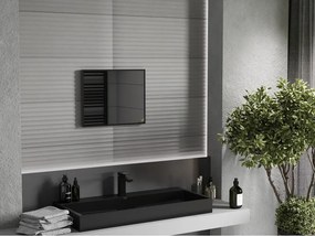 Mexen Loft téglalap alakú fürdőszobai tükör 50 x 40 cm, fekete keret - 9852-050-040-000-70