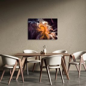 Absztrakt kép - univerzum (üvegen) (70x50 cm)