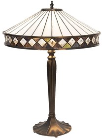 Tiffany asztali lámpa Barna Ø 41x59 cm