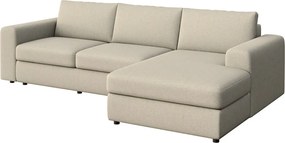 Bézs sarokkanapé (jobb oldali-heverő résszel) Baga – Rodier