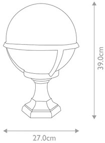 Elstead - Kültéri lámpa GLENBEIGH 1xE27/100W/230V IP44