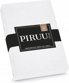 Pamut gumis lepedő 180x200 Puha Szín Fehér Jersey Piruu