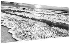 Kép - Naplemente a tengerparton (120x50 cm)