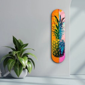 Ananas üvegkép, 20×80 cm