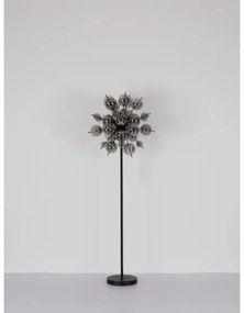 Globo 15633SS - Állólámpa UDO 6xE14/25W/230V fekete/füstös