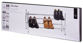 Ezüstszínű fém teleszkópos cipőtartó állvány – Premier Housewares